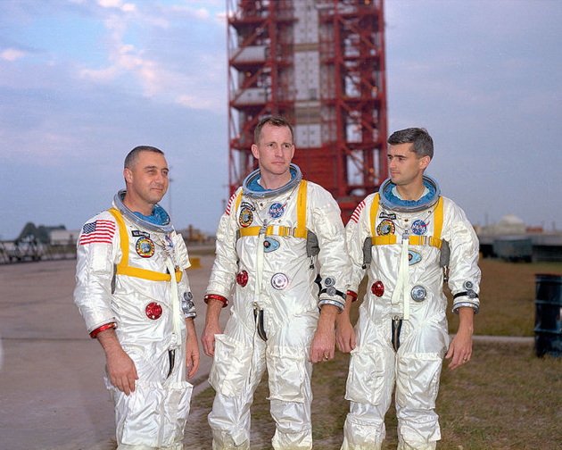 阿波罗1号三名乘组成员（图片来源：NASA）
